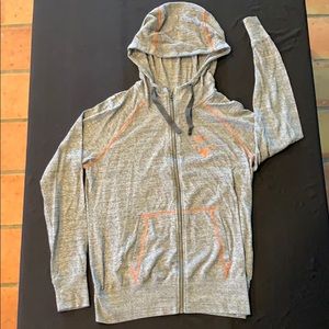 Light gray Nike Longhorn zipper hoodie L